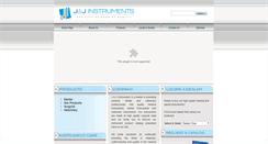 Desktop Screenshot of jjinstruments.com