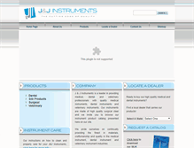 Tablet Screenshot of jjinstruments.com